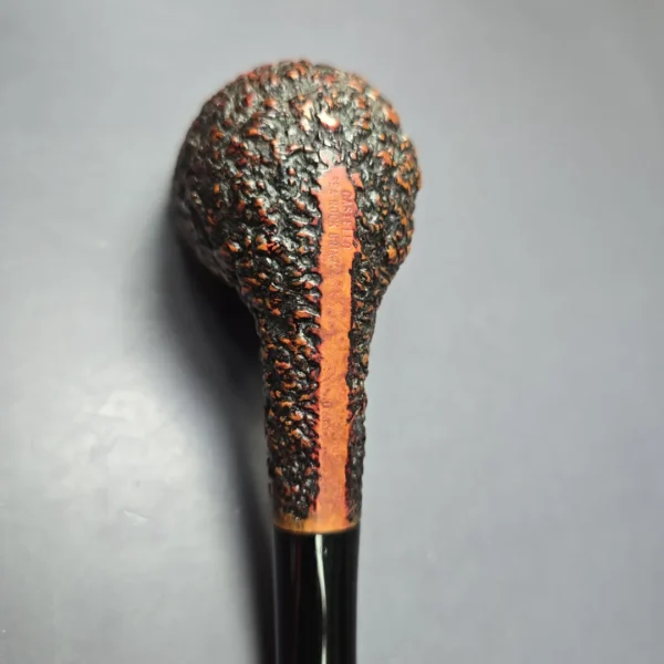 Castello 1960s-80s Sea Rock Briar 3K 19 Rusticated Zulu Estate Briar Pipe, Italian Estates - Image 8