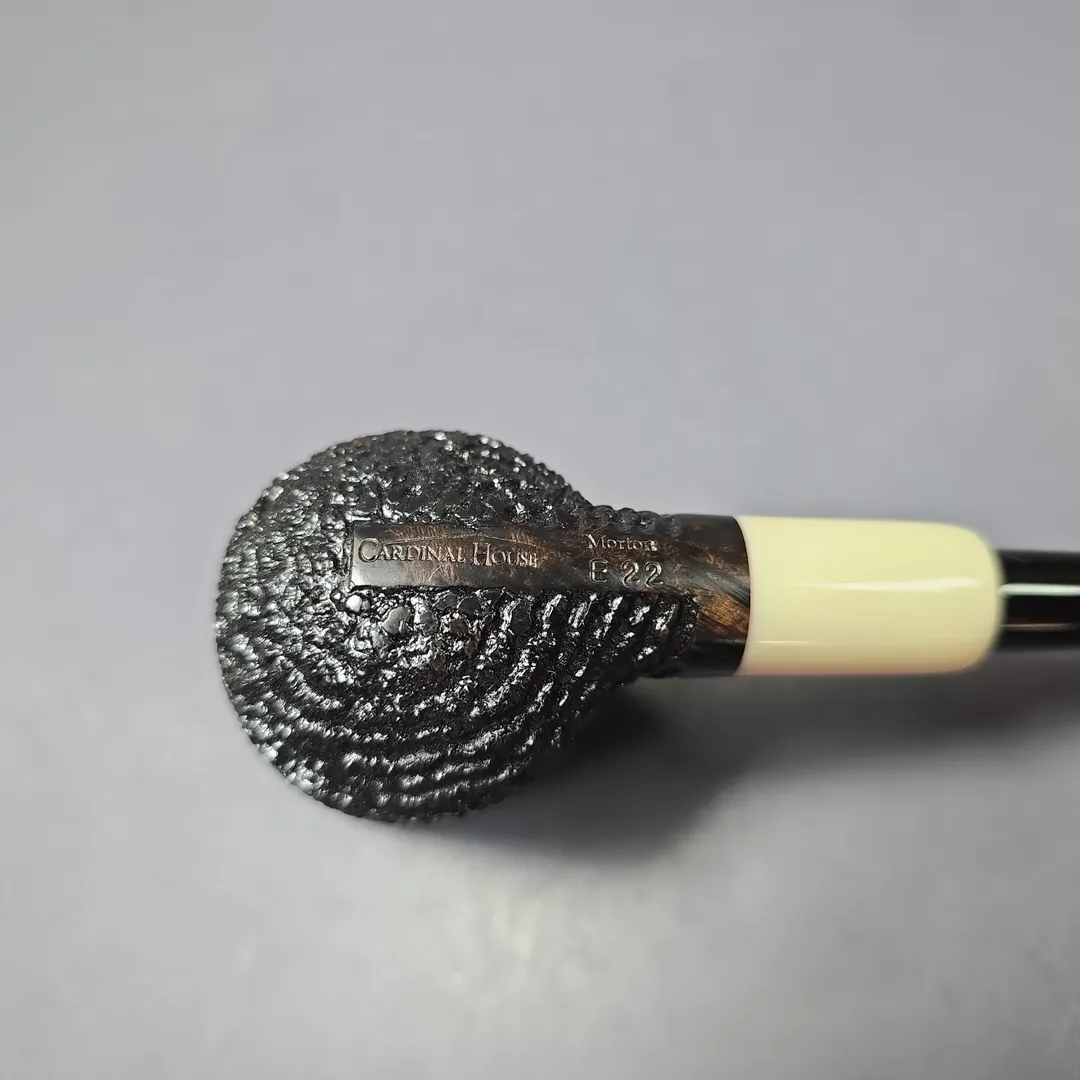 Walt Cannoy Cardinal House Morton Tuxedo Brandy w/ Ivorite Estate Briar Pipe, Unsmoked - Image 8