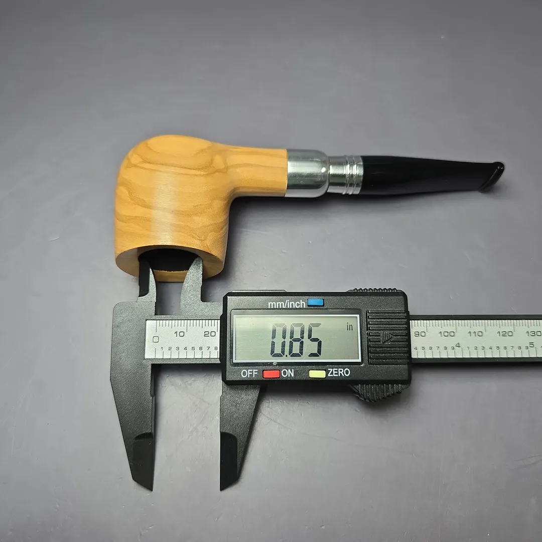 Rattrays Sanctuary Olivewood Smooth Billiard Estate Pipe, Unsmoked, 9mm - Image 8