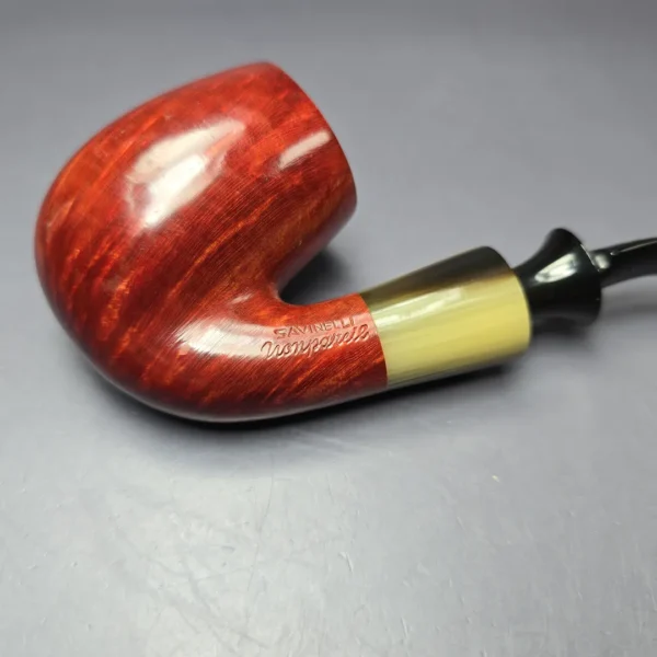 Savinelli Nonpareil 9614 Smooth Oom Paul Estate Briar Pipe, Unsmoked - Image 8