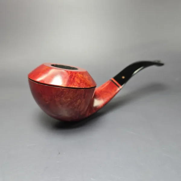 Sven Lar Skulptur by Michael Kabik XL Smooth Bulldog Estate Briar Pipe, Unsmoked - Image 8