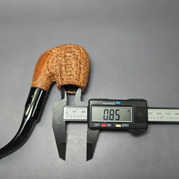 The Tinder Box Verona Corallo Rusticated Oom Paul Estate Briar Pipe, Italian Estates - Image 8