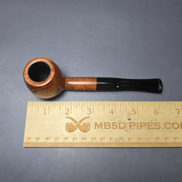 Ed Burak Connoisseur Smooth Apple Estate Briar Pipe, American Estates - Image 8