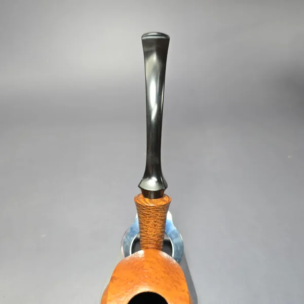 WO Larsen Pearl Grade Partially Sandblasted Cobra Estate Briar Pipe, Unsmoked - Image 8