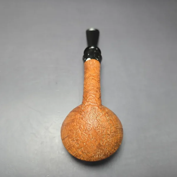 Pipe Tristan Partially Rusticated Rhodesian w/ Durat Estate Briar Pipe, French Estates - Image 8