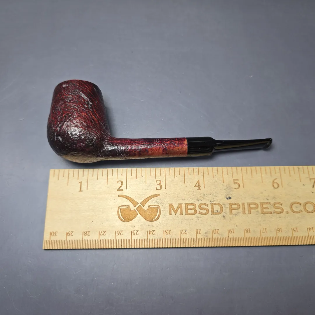 WO Larsen Super Sandblasted Brandy Lovat Estate Briar Pipe, Danish Estates - Image 8