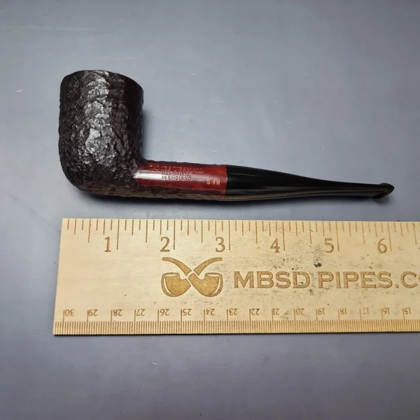 James Upshall Bark Group 5 Partially Rusticated Dublin Estate Briar Pipe, Unsmoked - Image 8
