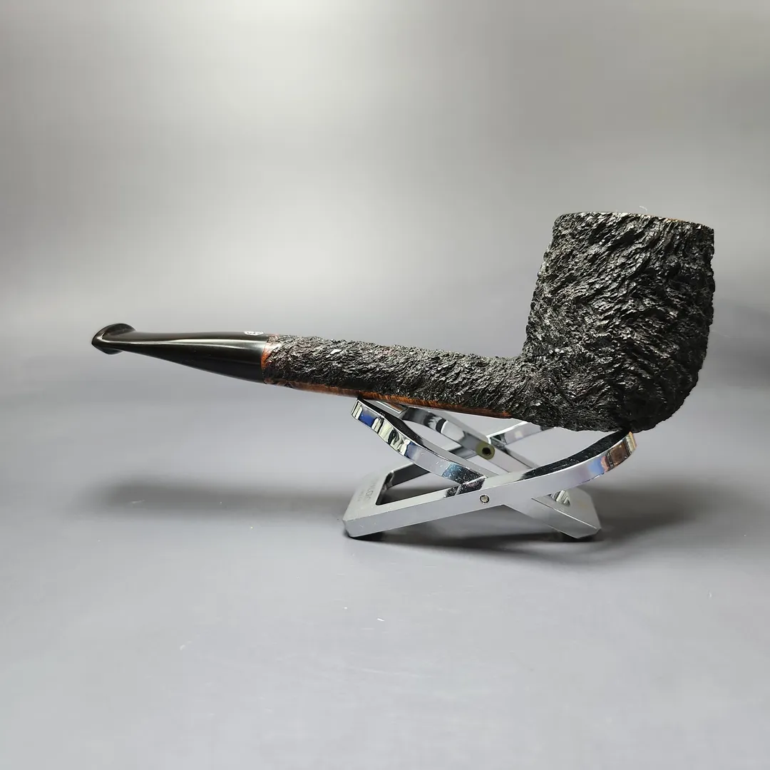 James Upshall Bark Group 6 Partially Rusticated Canadian Estate Briar Pipe, Unsmoked - Image 8
