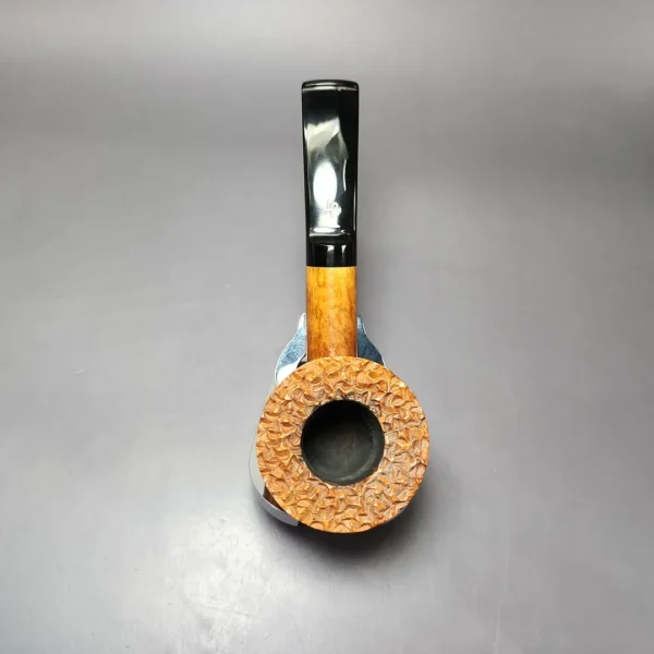 Posella SR3 VIP Partially Rusticated Dublin Estate Briar Pipe, Italian Estates - Image 7