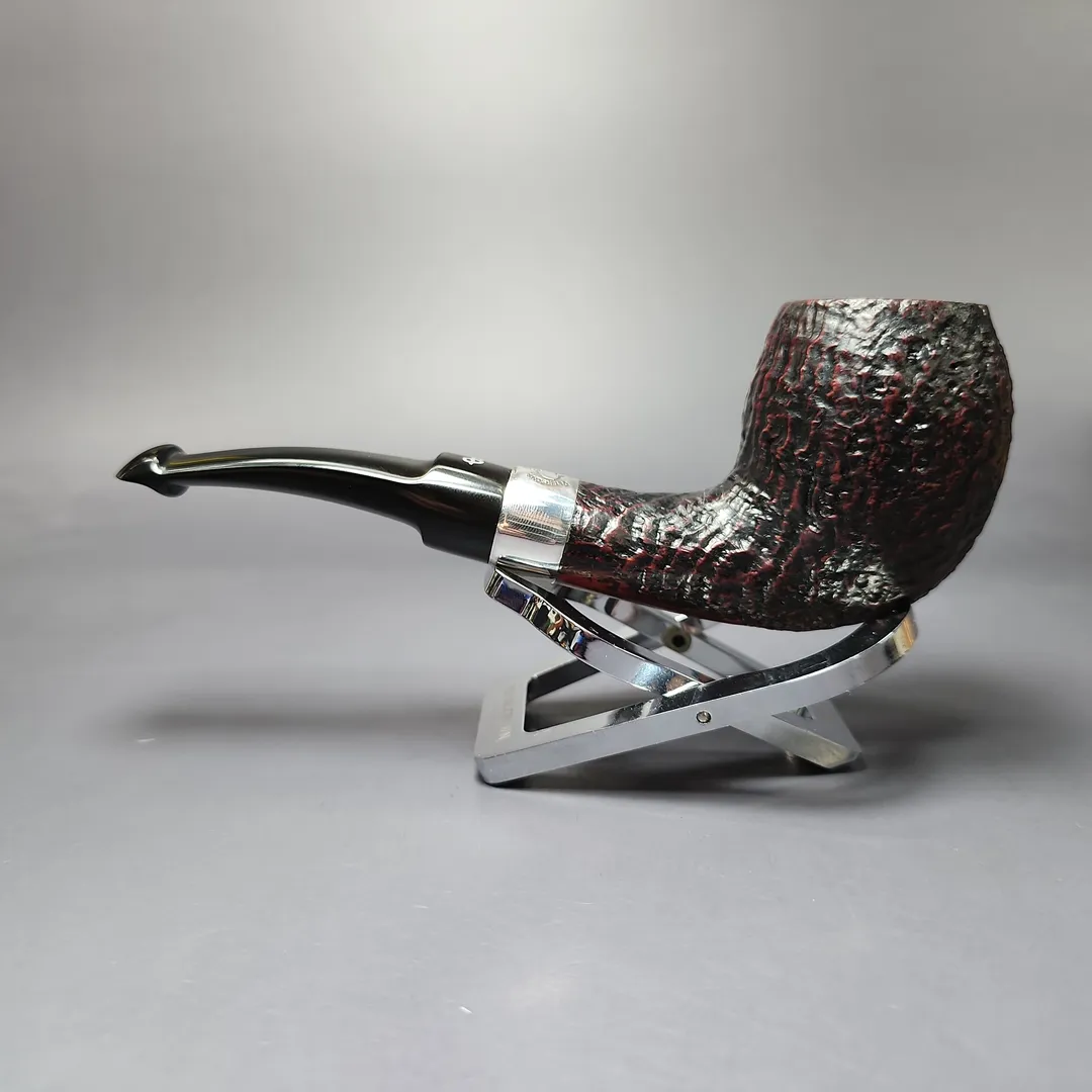 Peterson 2020 Sherlock Holmes Strand Sandblasted Egg Estate Briar Pipe, Irish Estates - Image 8