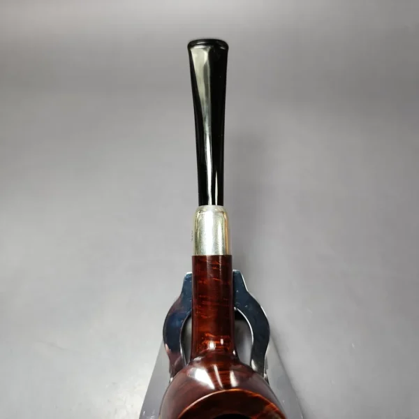 MBSD Briars Timeless Traditions 1 Smooth Billiard w/ Silver Handmade Briar Pipe, New - Image 8