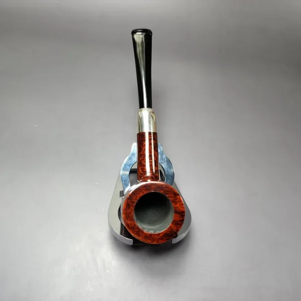 MBSD Briars Timeless Traditions 1 Smooth Billiard w/ Silver Handmade Briar Pipe, New - Image 8