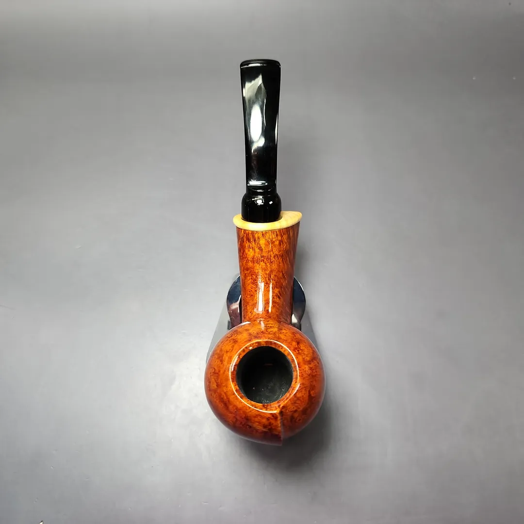MBSD Briars Modern Masters 2 Smooth Blowfish w/ Boxwood Briar Pipe, New - Image 8