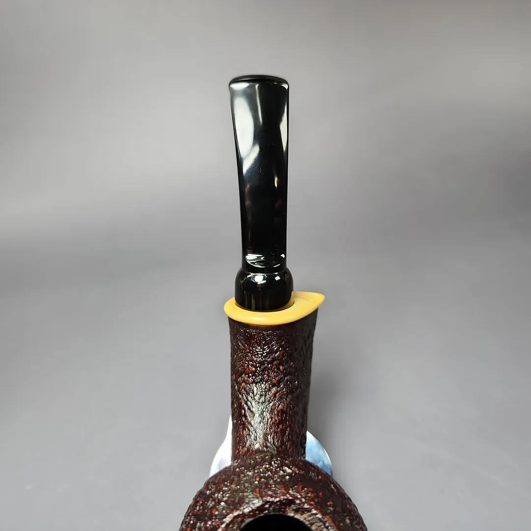 MBSD Briars Modern Masters 2 Sandblasted Blowfish w/ Boxwood Briar Pipe, New - Image 8