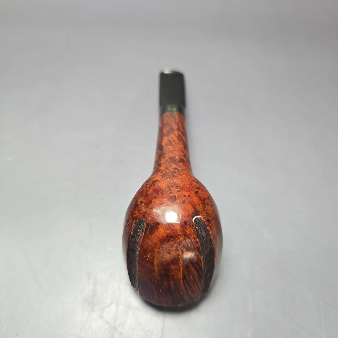 Barling's Make Family Era YOW Quaint EXEL Partially Rusticated Pot Estate Briar Pipe, English Estates - Image 8