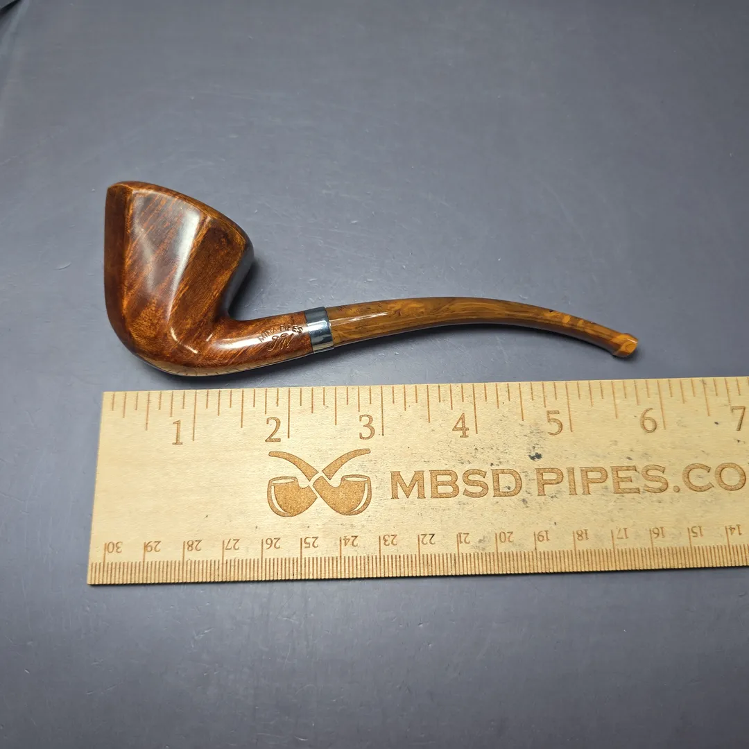 Mina Pipes Smooth Panel Dublin w/ Silver Estate Briar Pipe, Unsmoked - Image 8