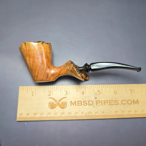 Preben Holm Handcut XL Smooth Freehand Estate Briar Pipe, Danish Estates - Image 8