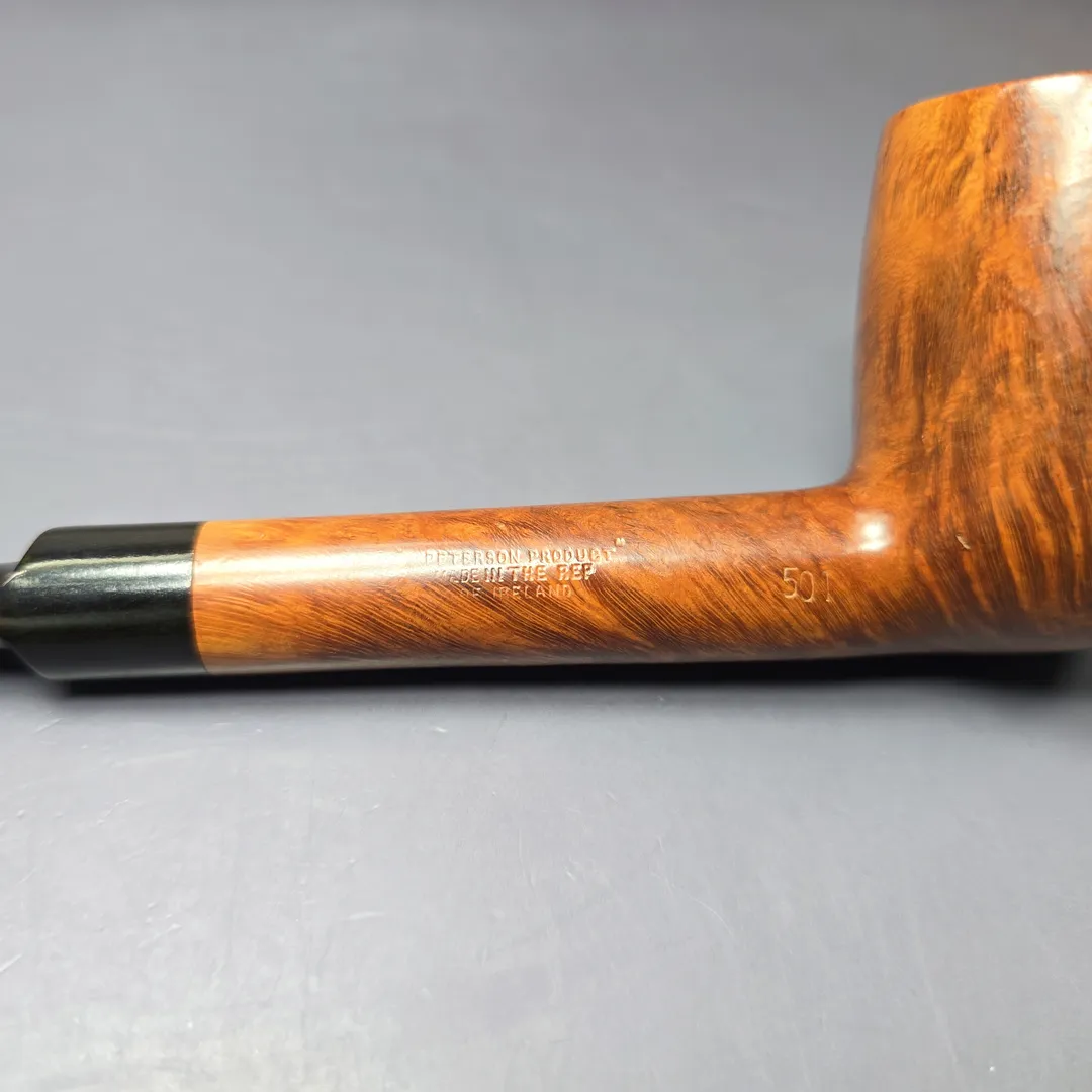 Peterson (c.1980s) Shamrock 501 Large Smooth Lovat Estate Briar Pipe, Irish Estates - Image 8