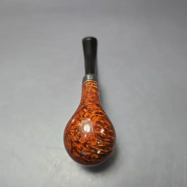 Vollmer & Nilsson Smooth Bent Billiard w/ Silver Estate Briar Pipe, Unsmoked - Image 8
