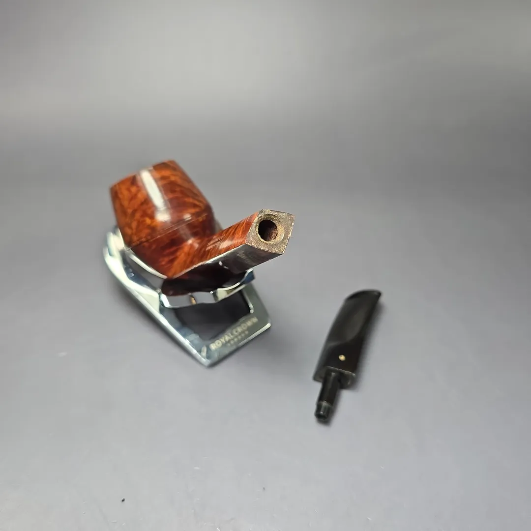 Savinelli Punto Oro 514 KS Smooth Bulldog Estate Briar Pipe, Unsmoked - Image 8