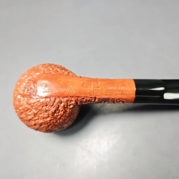 Caminetto 1986-7 Business Rusticated Apple Estate Briar Pipe, Italian Estates - Image 8