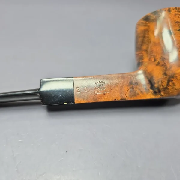 Comoy's 290 Smooth Panel Shank Billiard Estate Briar Pipe, Unsmoked - Image 8