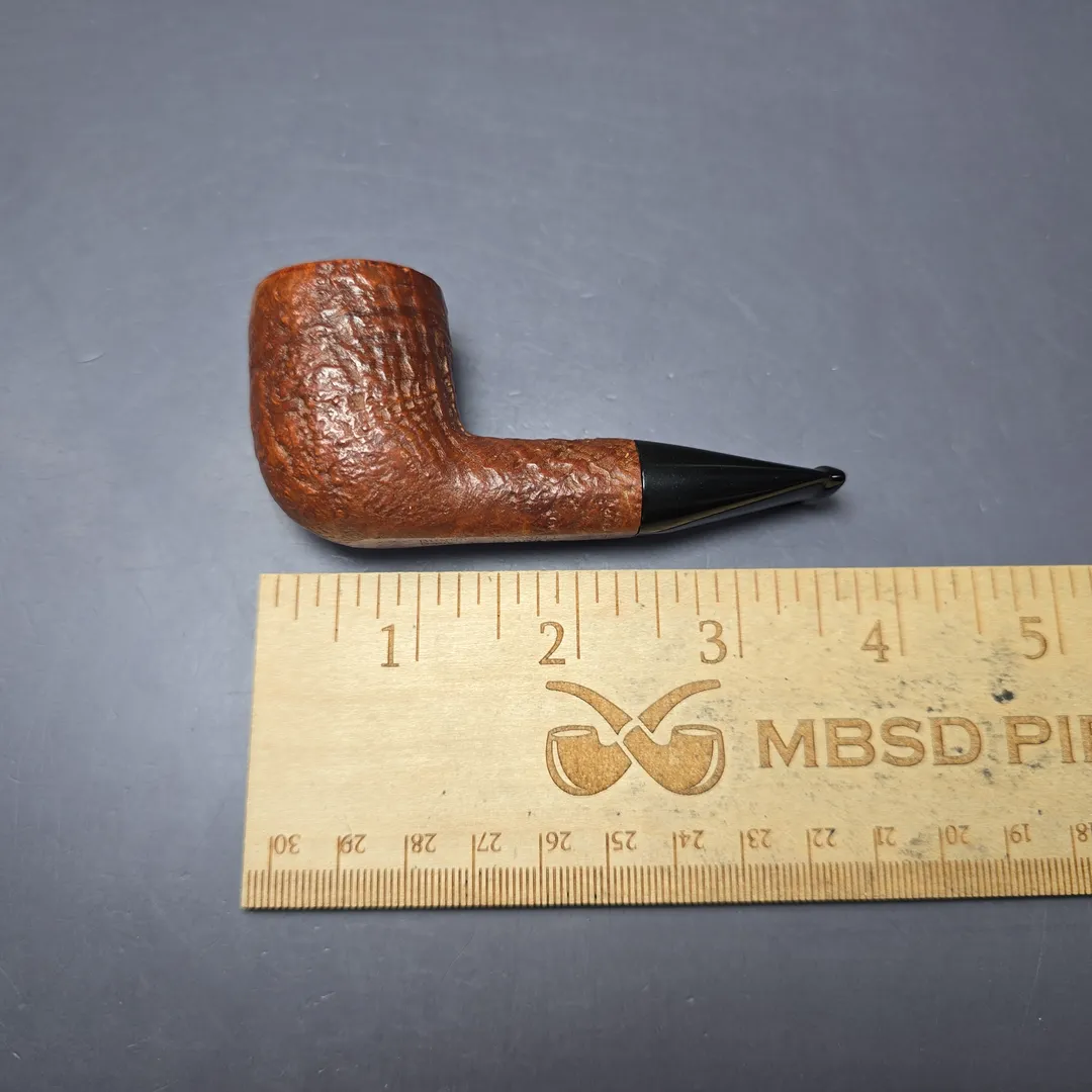Dunhill 1968 Tanshell 305 Sandblasted Nosewarmer Estate Briar Pipe, English Estates - Image 8