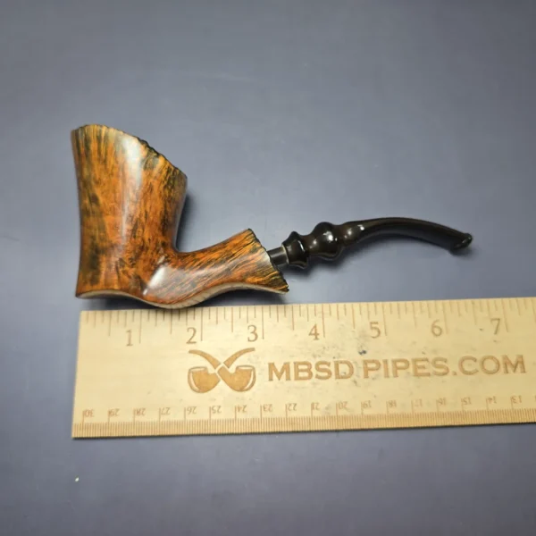 Ben Wade (Preben Holm) Golden Walnut Smooth Freehand Estate Briar Pipe, Danish Estates - Image 8
