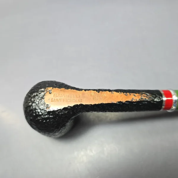 Savinelli 2025 Saint Nicholas Bing's Favorite Sandblasted Briar Pipe, New, 6mm - Image 8