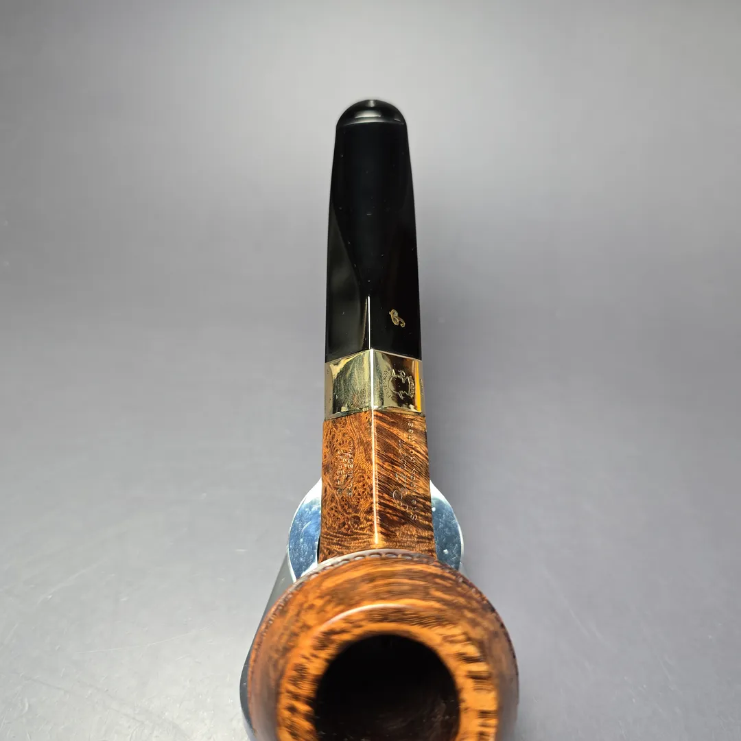 Peterson Sherlock Holmes Baker Street w/ 9k Gold Smooth Bulldog Estate Briar Pipe, Unsmoked - Image 8