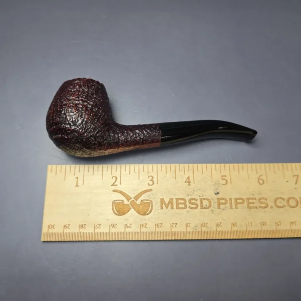 Ashton 1986 Pebble Grain XXX Sandblasted Brandy Estate Briar Pipe, English Estates - Image 9
