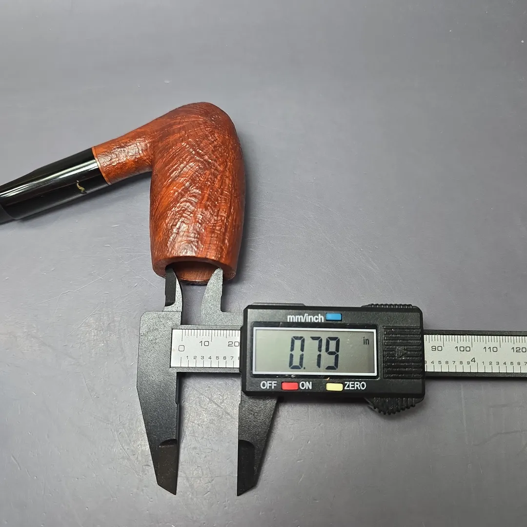 Caminetto Ascorti Radice Era Excellence Sandblasted Stack Estate Briar Pipe, Unsmoked - Image 9