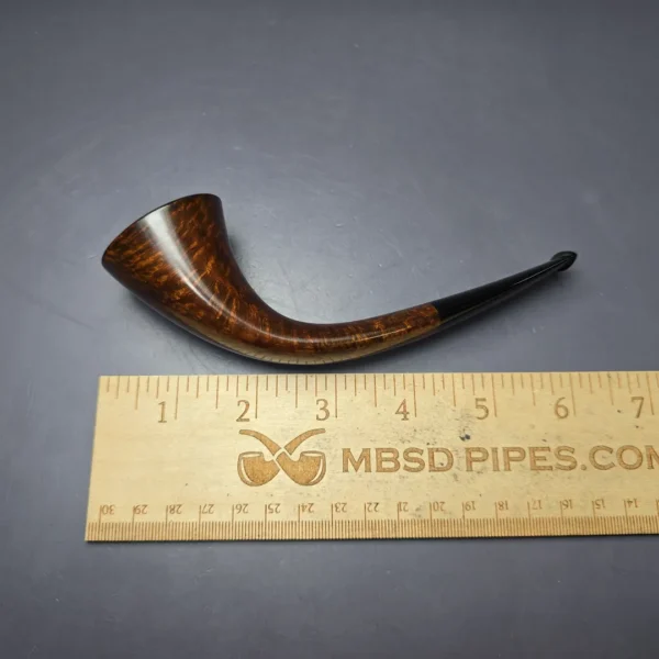 Adam Remington Smooth Horn Estate Briar Pipe, Unsmoked - Image 9