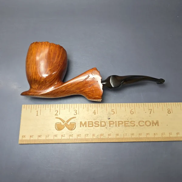 Jonas Design SG1 XXL Smooth Cup and Saucer Freehand Estate Briar Pipe, Italian Estates - Image 9