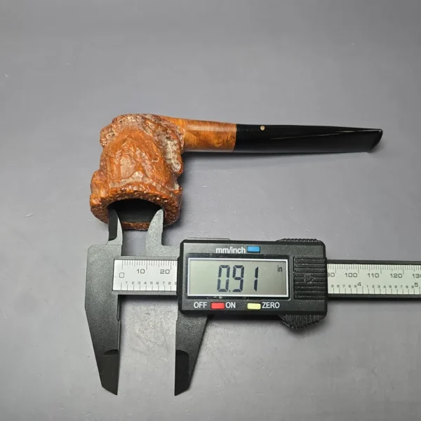 Radice Underwood Twin Bore Wax Drip Billiard Estate Briar Pipe, Italian Estates - Image 9