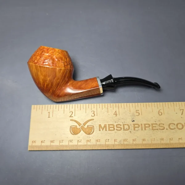 Lorenzetti 1934 Partially Rusticated Bulldog Estate Briar Pipe, Unsmoked - Image 9