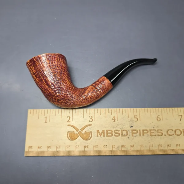 Ser Jacopo S2 Sandblasted Horn Estate Briar Pipe, Italian Estates - Image 9