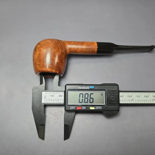 Ed Burak Connoisseur Smooth Apple Estate Briar Pipe, American Estates - Image 9