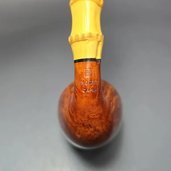 Smio Satou Smooth Dublin w/ Bamboo Estate Briar Pipe, Japanese Estates - Image 9