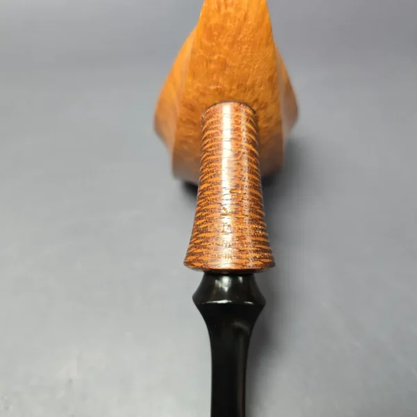 WO Larsen Pearl Grade Partially Sandblasted Cobra Estate Briar Pipe, Unsmoked - Image 9