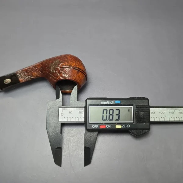 GBD Pre-1980s Dynasty 549 Sandblasted Bulldog Estate Briar Pipe, Unsmoked - Image 9