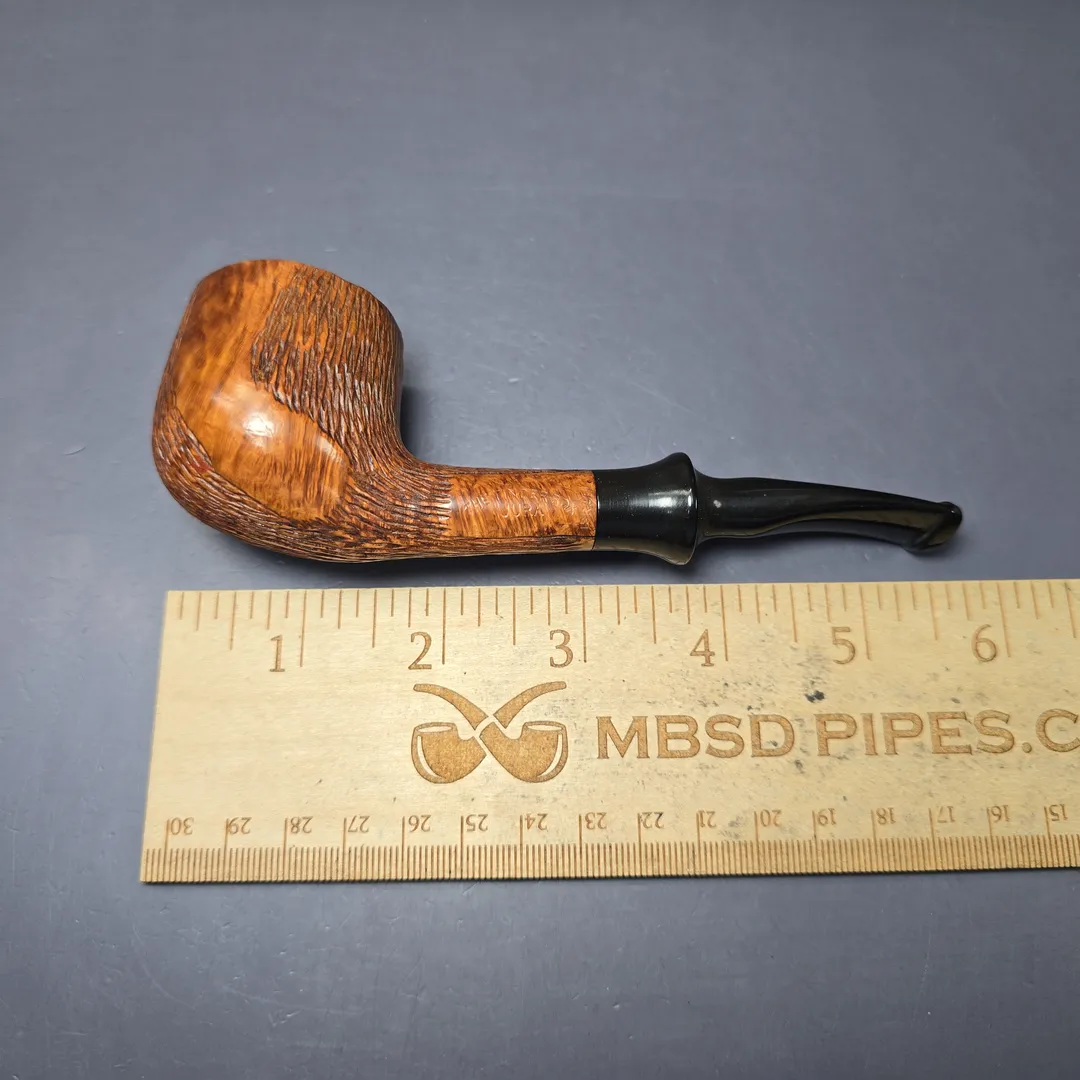 The Tinder Box Jura Partially Rusticated Pot Estate Briar Pipe, Other Estates - Image 9