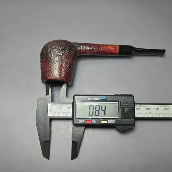 WO Larsen Super Sandblasted Brandy Lovat Estate Briar Pipe, Danish Estates - Image 9