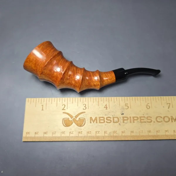 Baldo Baldi Smooth Horn Estate Briar Pipe, Unsmoked - Image 10