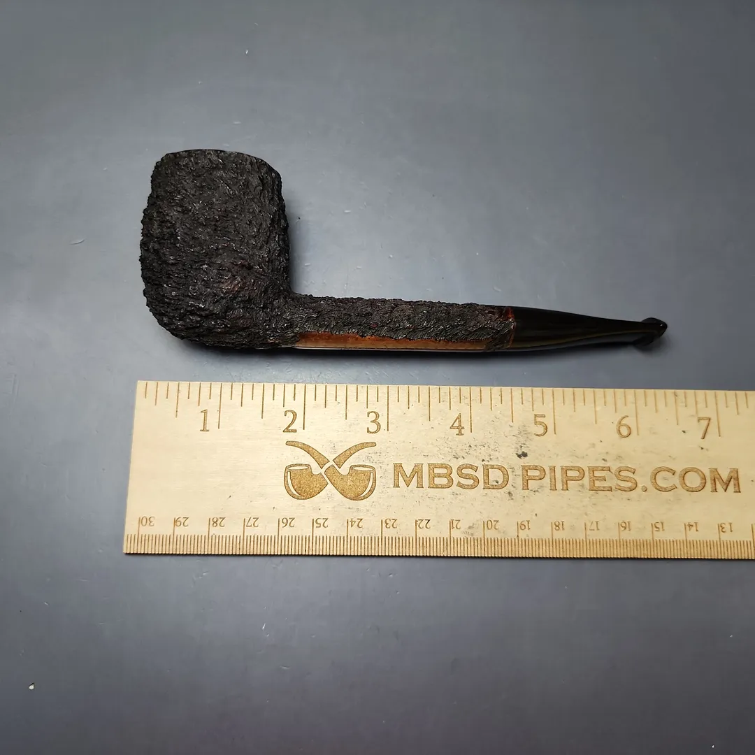 James Upshall Bark Group 6 Partially Rusticated Canadian Estate Briar Pipe, Unsmoked - Image 9