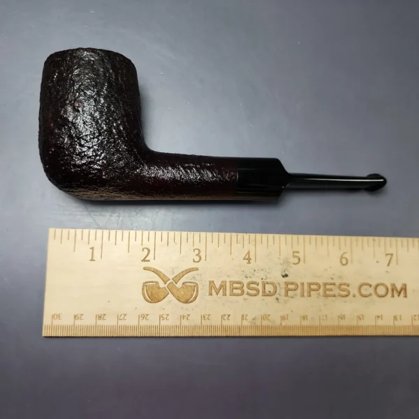 Ashton Pebble Grain ELX Sandblasted Billiard Estate Briar Pipe, English Estates - Image 9