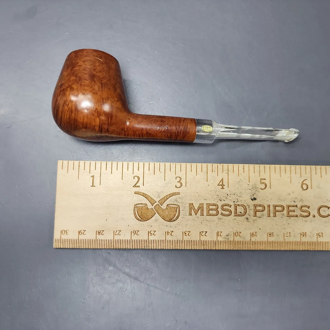 GBD Pre-1980s New Era 9518 Smooth Brandy w/ Perspex Estate Briar Pipe, English Estates - Image 9