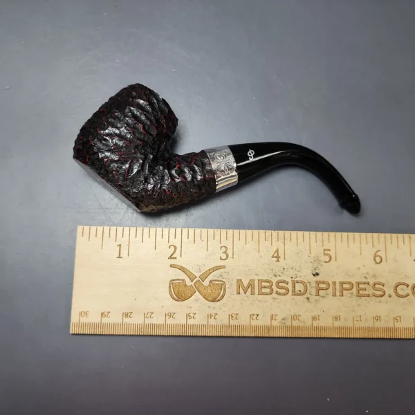 Peterson St Patrick's Day 2025 304 Rusticated Oom Paul Sitter Briar Pipe, Unsmoked - Image 9