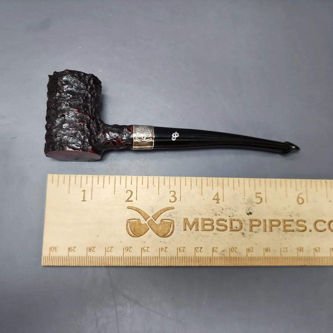 Peterson St Patrick's Day 2025 701 Rusticated Poker Estate Briar Pipe, Unsmoked - Image 9