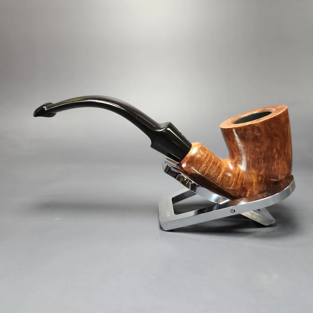 Savinelli Dry System 3621 Smooth Bent Dublin Estate Briar Pipe, Unsmoked, Italian Estates - Image 9